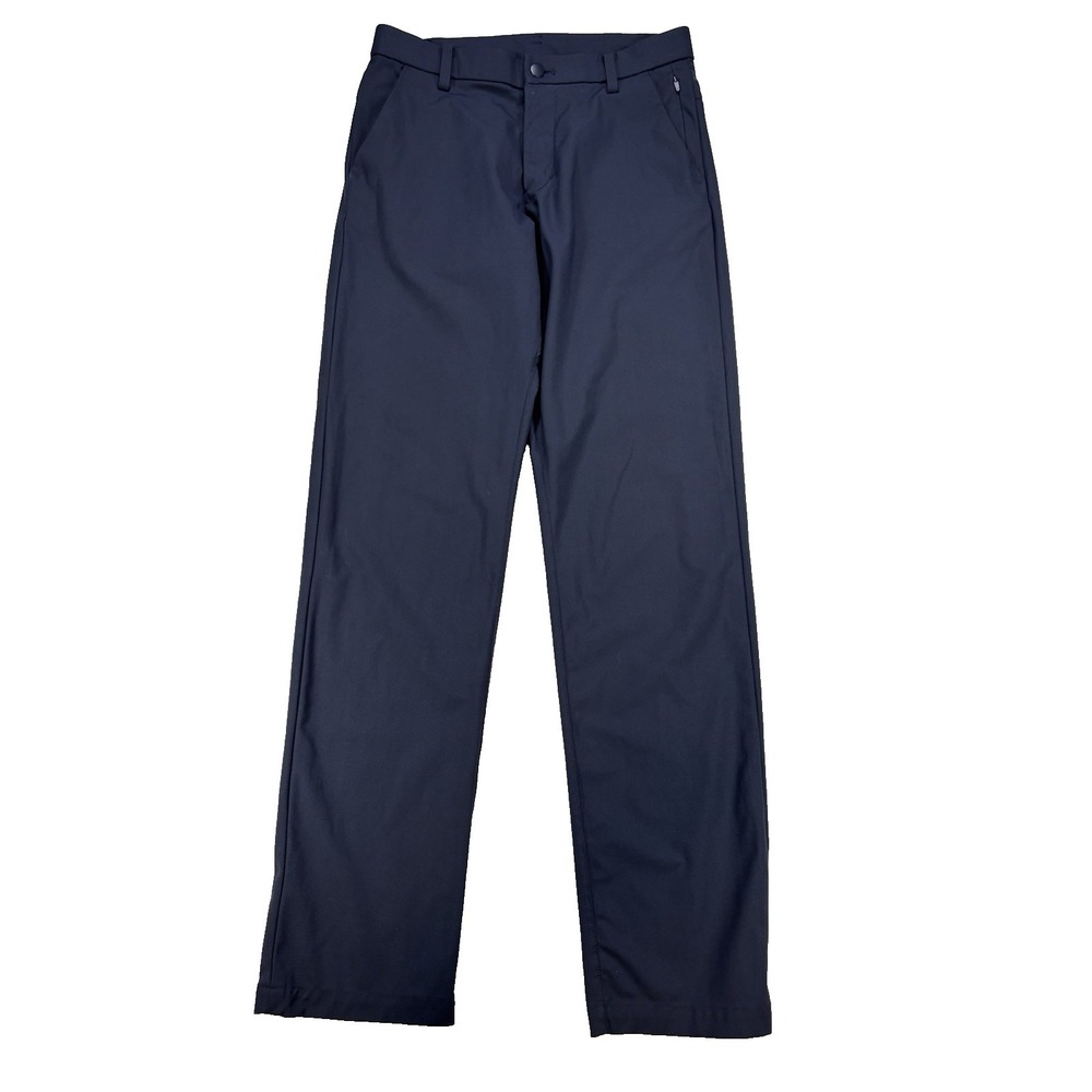 Men's 30X33 Navy‎ Blue Athleisure Active Performance Golf Pants Travel Casual